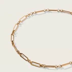 Solar Link Chain in Gold