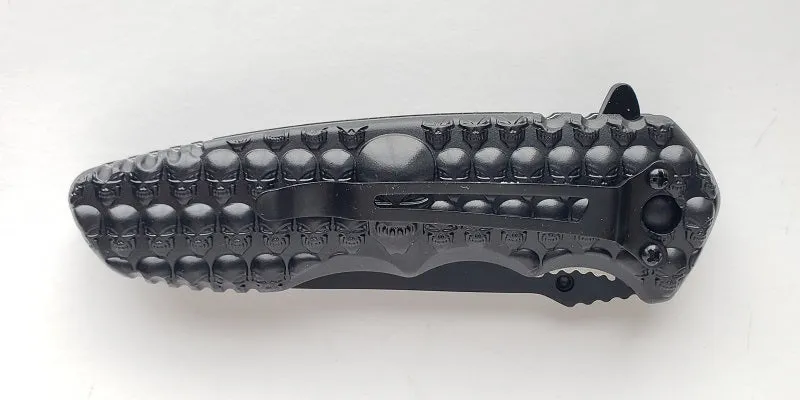 Sona Skull Folding Pocket Knife T273843