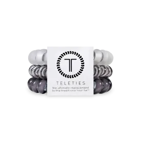 Spiral Hair Coils | Large | Silver Flames Hair Ties