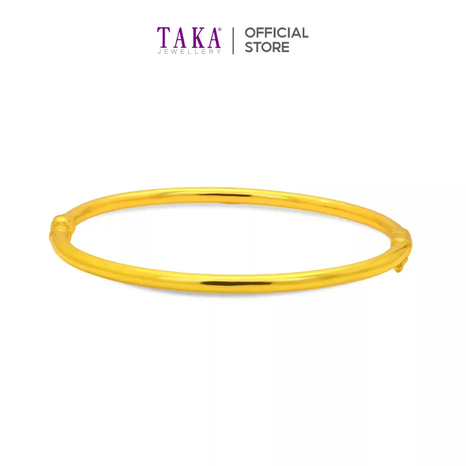 TAKA Jewellery 916 Gold Classic Bangle