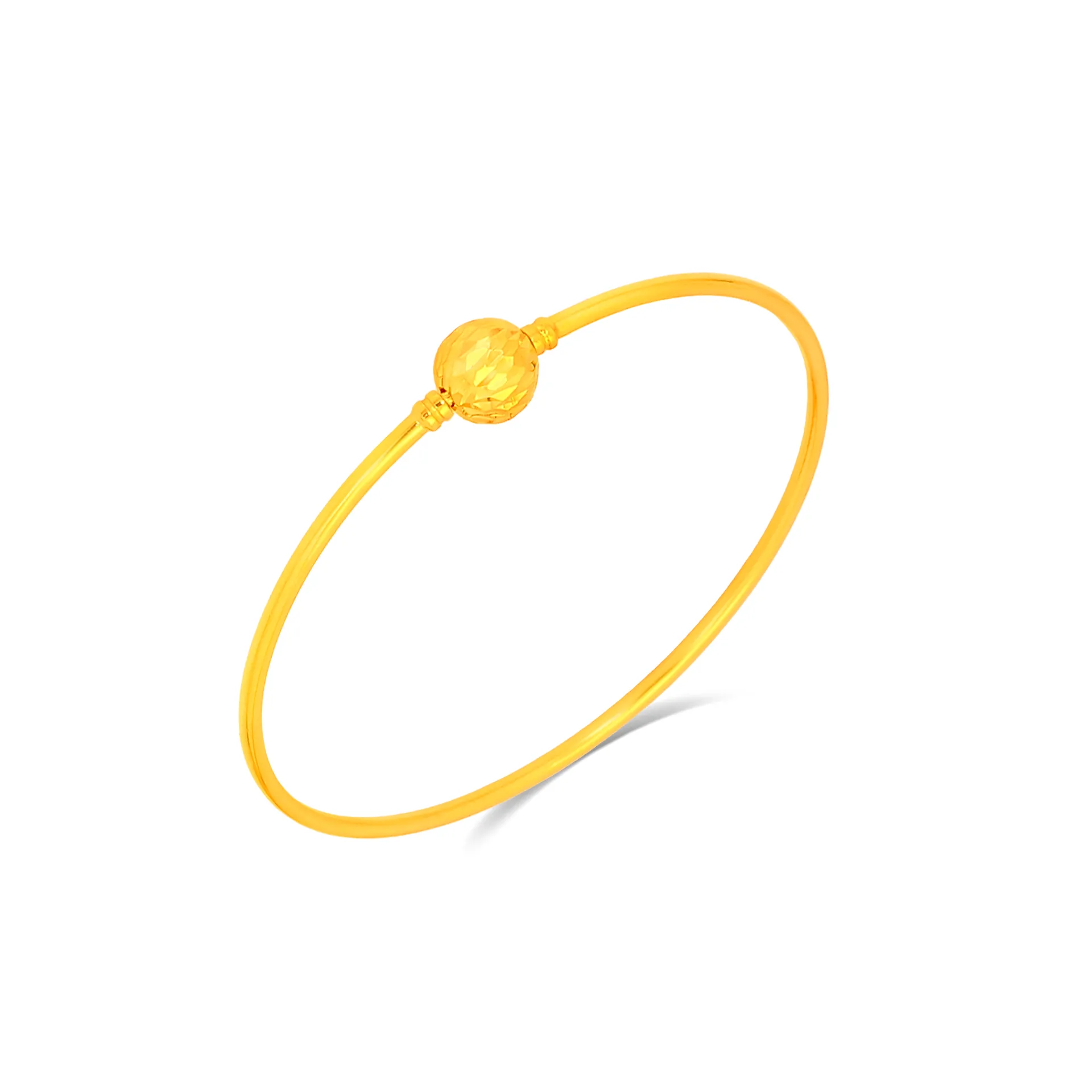 TAKA Jewellery 916 Gold Round Bangle