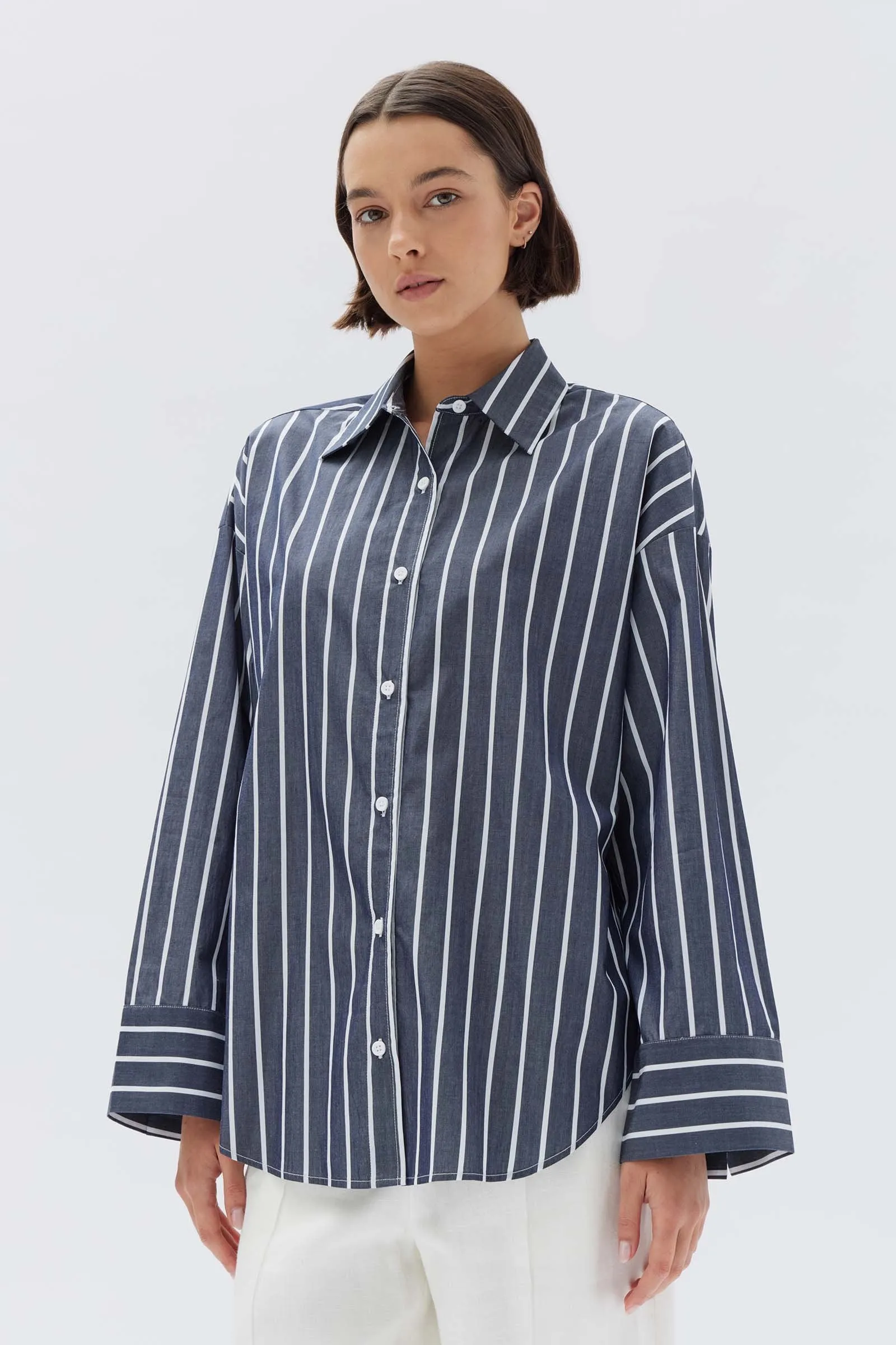 Tala Poplin Stripe Shirt