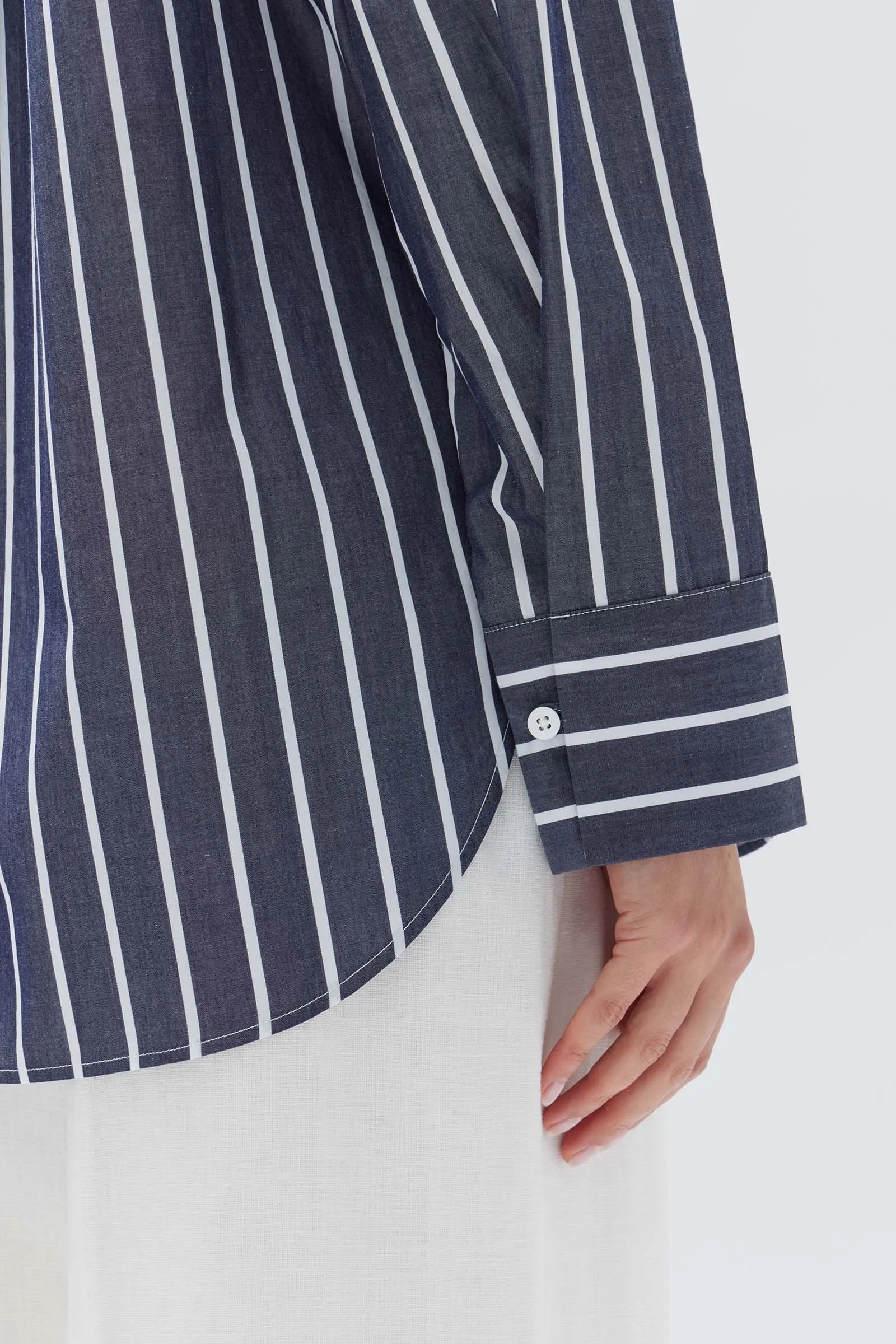Tala Poplin Stripe Shirt