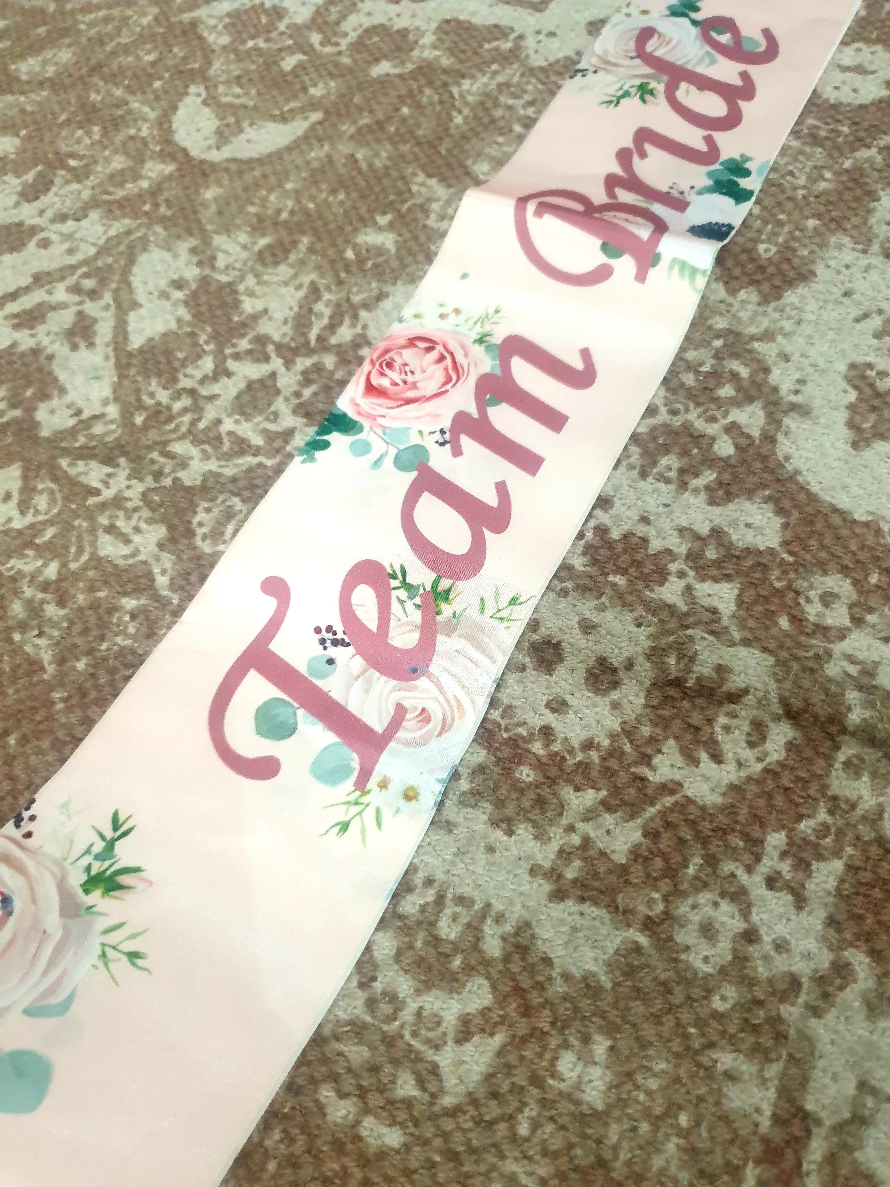 TEAM BRIDE SASH