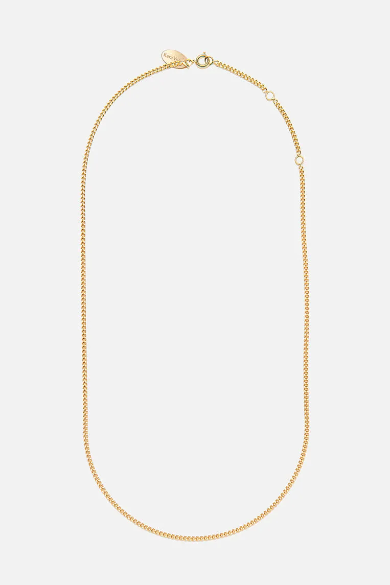 Thin Curb Necklace