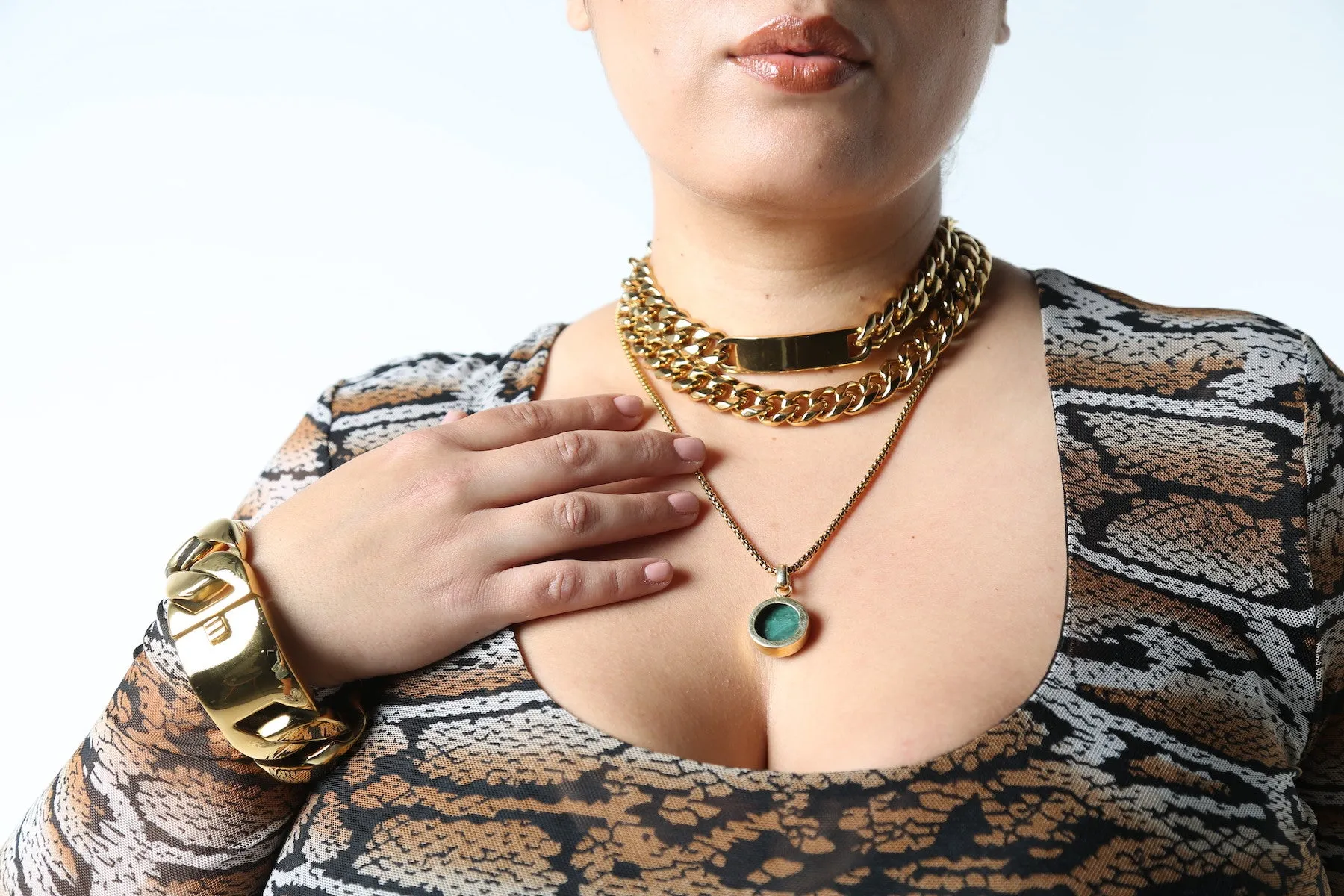Thin Gold Chain Necklace- Thin Boy slim