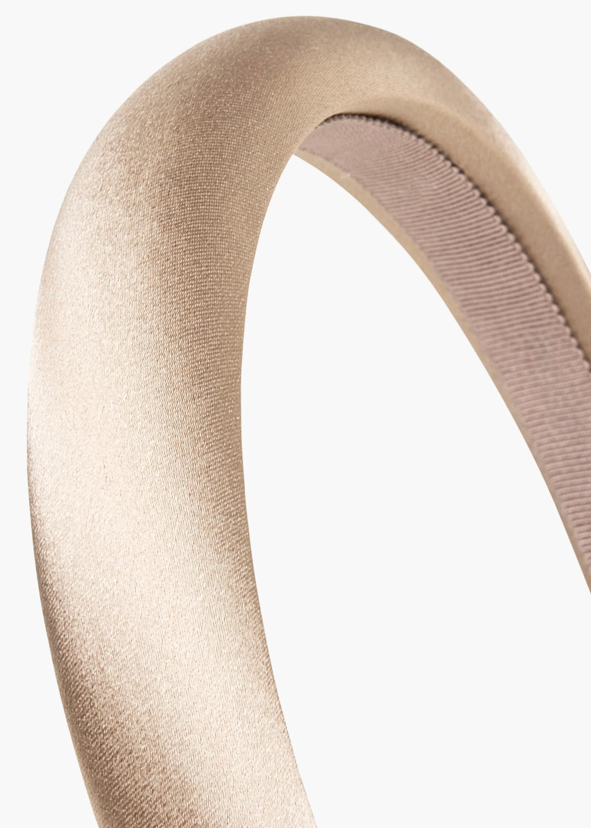 Tori Headband in Satin -- Dune