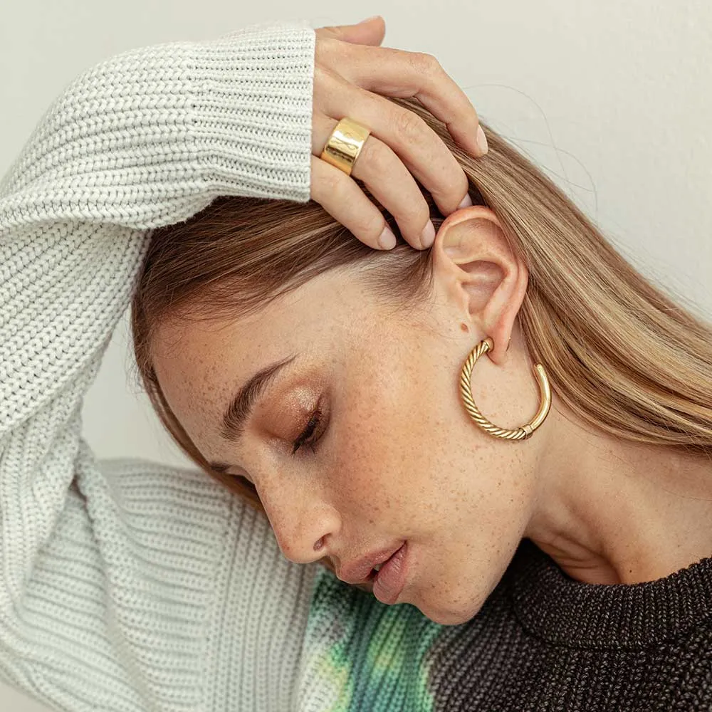Uzi Hoop Earrings