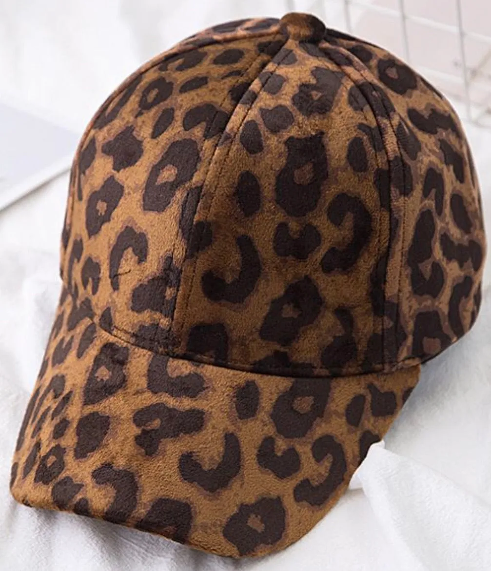 Velvet Cheetah Cap