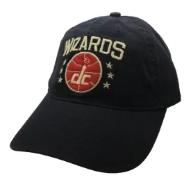 Washington Wizards Adidas Adjustable Navy Relaxed Strapback Baseball Hat Cap