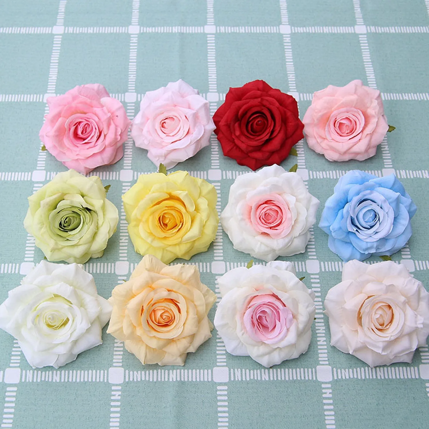 Wholesale Fake Flowers Roses Silk Flowers 100 Bulk Flowers 12 Colors